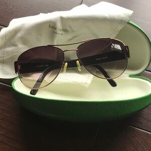 Kate Spade Brown Aviator Sunglasses